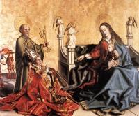 Witz, Konrad - Presentation of Cardinal de Mies to the Virgin